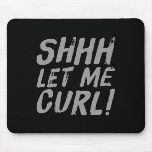 Mousepad Motivational Funny Gym Humor Biceps ganha Shell