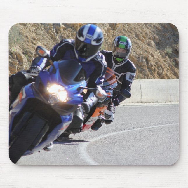 Mousepad moto curva (Frente)