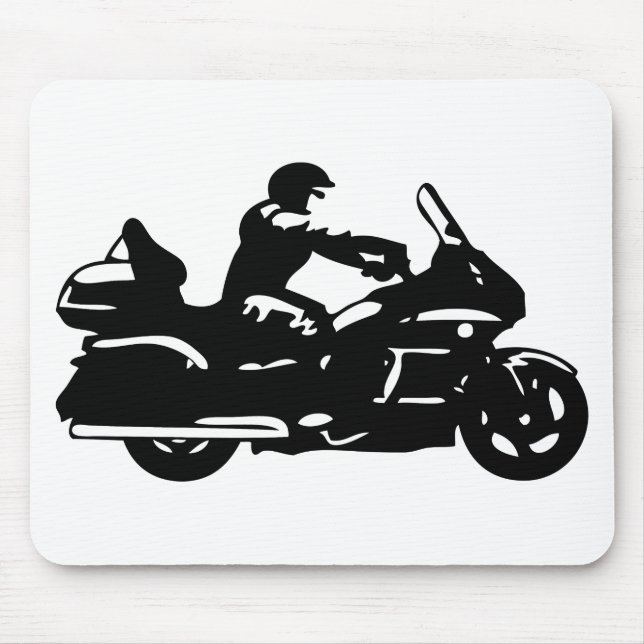 Mousepad moto da motocicleta do motociclista que goldwing (Frente)