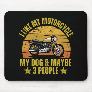 Mousepad Moto de Cachorro