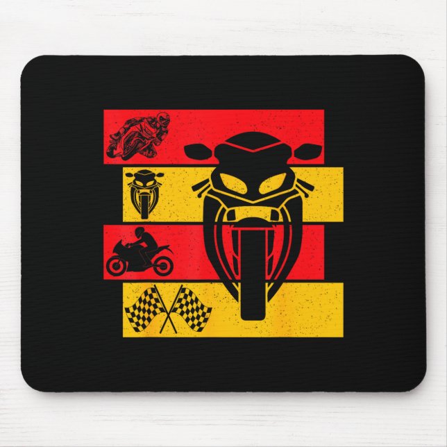 Mousepad Moto Gp Motorcycle Gp Racing Motorcycles Biker Boy (Frente)