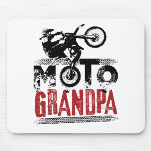 Mousepad Moto Grandpa Motocross BMS Dirt Bike