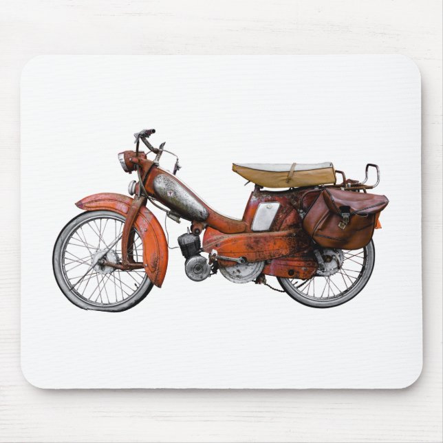 Mousepad Motobecane Francesa Vintage Moped (Frente)
