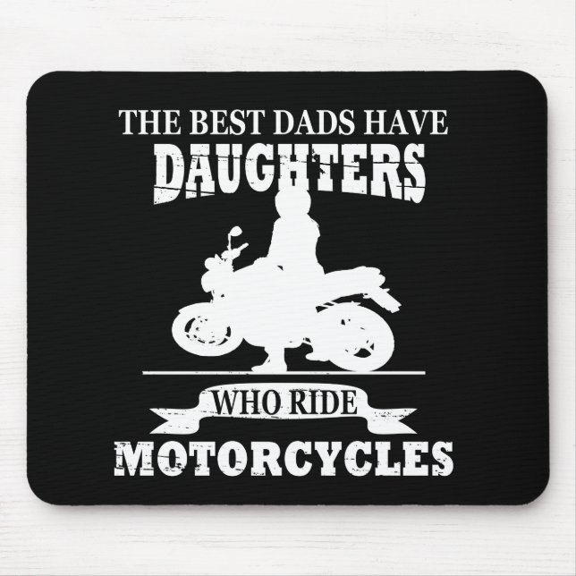 Mousepad Motocicleta da filha dos melhores pais (Frente)