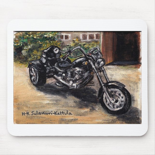 Mousepad Motocicleta de Trike (Frente)