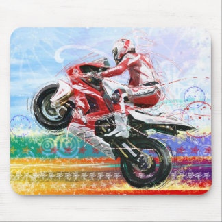 MOUSEPAD MOTOCICLISTA ENCARNADO