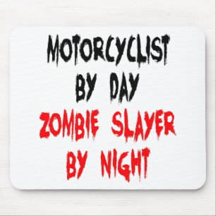 Mousepad Motociclista Zombie Slayer