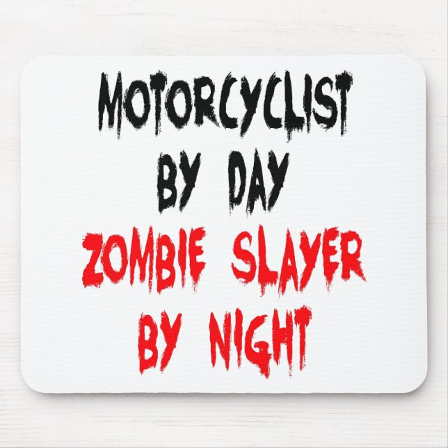 Mousepad Motociclista Zombie Slayer (Frente)