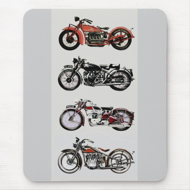 MOUSEPAD MOTOCICLOS DE VINTAGEM (Frente)