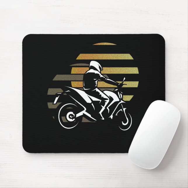 Mousepad Motorciclista (Com mouse)