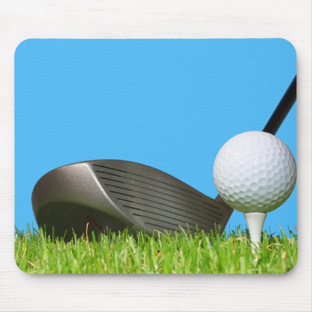 Mousepad Motorista de Golf Club e bola (Frente)