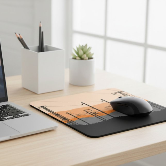Mousepad Motospad das linhas solares industriais (Criador carregado)