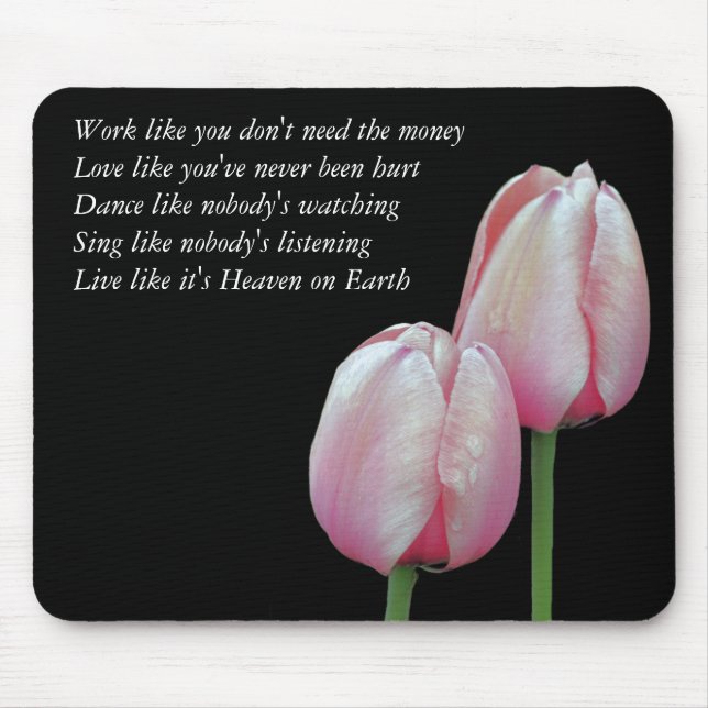 Mousepad Motospad Inspiracional Live Dance Sing Live (Frente)