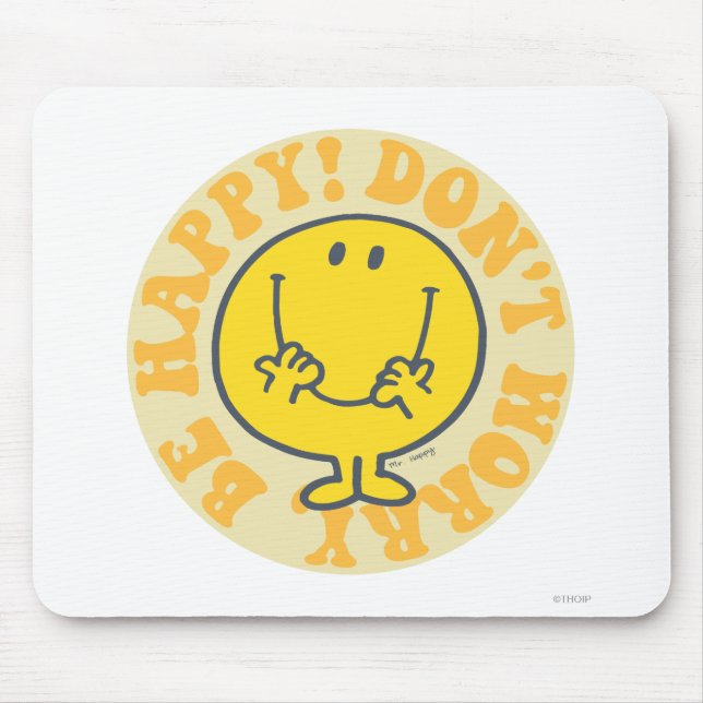 Mousepad Motto Feliz do Sr. Happy (Frente)