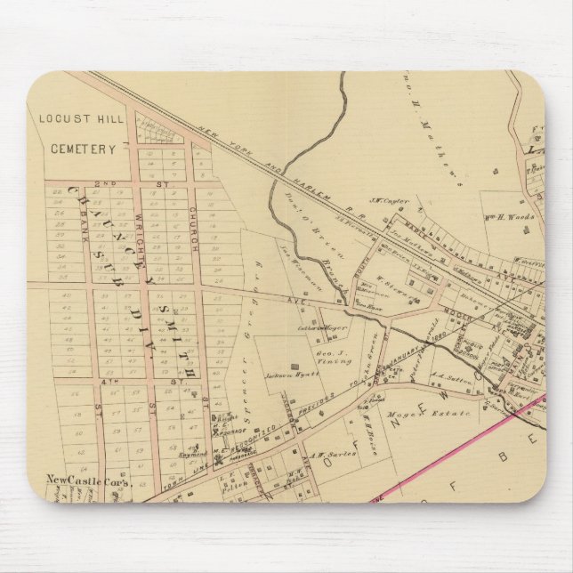 Mousepad Mount Kisco, Nova York (Frente)
