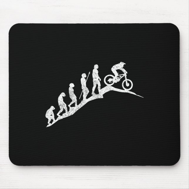 Mousepad Mountain Bike Downhill Evolution Mtb Biking Funny  (Frente)