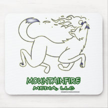 MountainFire Media saltando Design de Coyote nº 2 