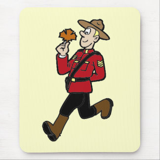 Mousepad Mountie canadense