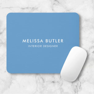 Mousepad Mouse azul-claro minimalista