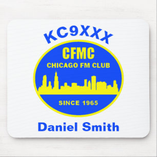 Mousepad Mouse CFMC personalizado com cartaz e nome