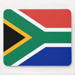 Mousepad Mouse com bandeira da África do Sul