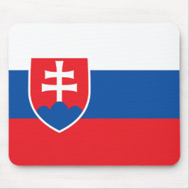 Mousepad Mouse com bandeira da Eslováquia