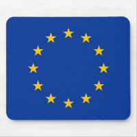 Mouse com bandeira da União Europeia