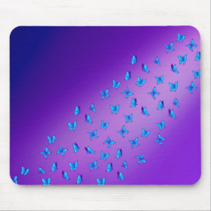 Mousepad Mouse com borboletas entorpecidas