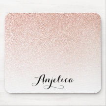 Mouse com Nome Personalizado do Mouse com Glitter 