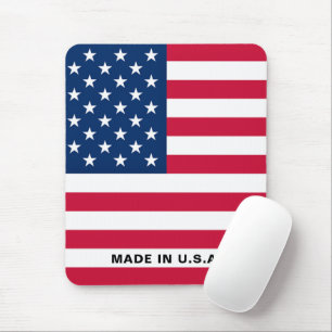 Mousepad Mouse De Bandeira Americano Feito Nos Estados Unid