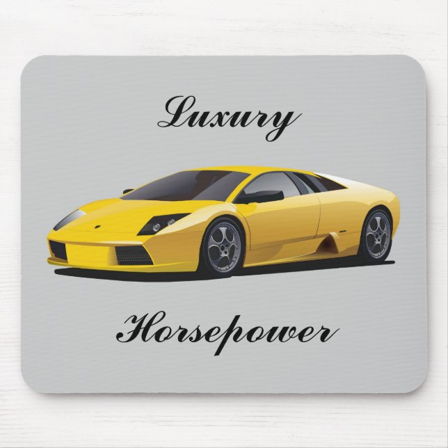 Mousepad Mouse De Carro De Esporte Lindo (Frente)