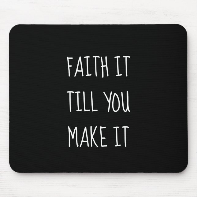 Mousepad Mouse de Fé Negra (Frente)