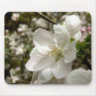 Mousepad Mouse de Flor de Maçã