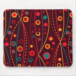 Mousepad Mouse de Partículas Vermelhas
