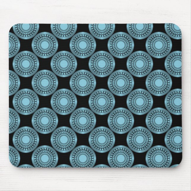 Mousepad Mouse de Perfeição Ultramoderna, Azul Claro (Frente)