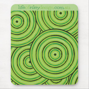 Mousepad Mouse de pintura de linha aborígine