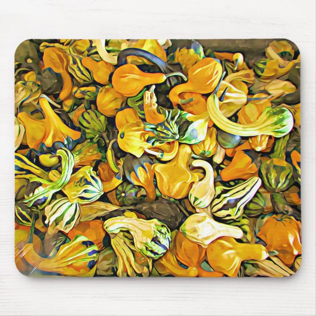 Mousepad Mouse de Pumpkin Decorativo do Halloween (Frente)