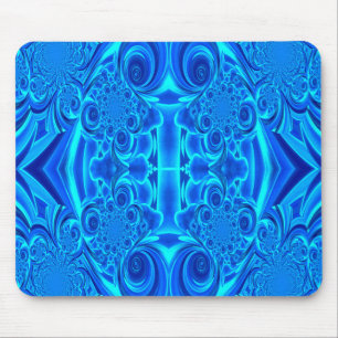 Mousepad Mouse de textura vibrante azul