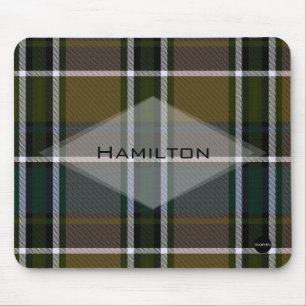 Mousepad Mouse de xadrez com seu nome HAMbyWG