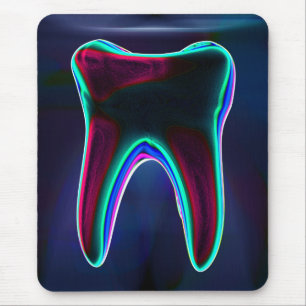Mousepad Mouse Dentista Azul Brilhante