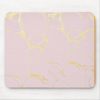 Mousepad Mouse Dourado Rosa