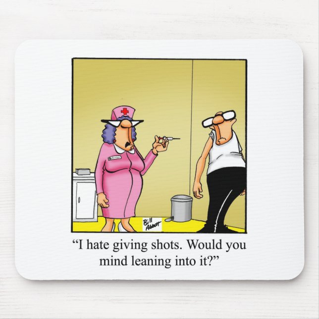Mousepad Mouse Enfermeiro/Humor Médico "Espectickles"= (Frente)
