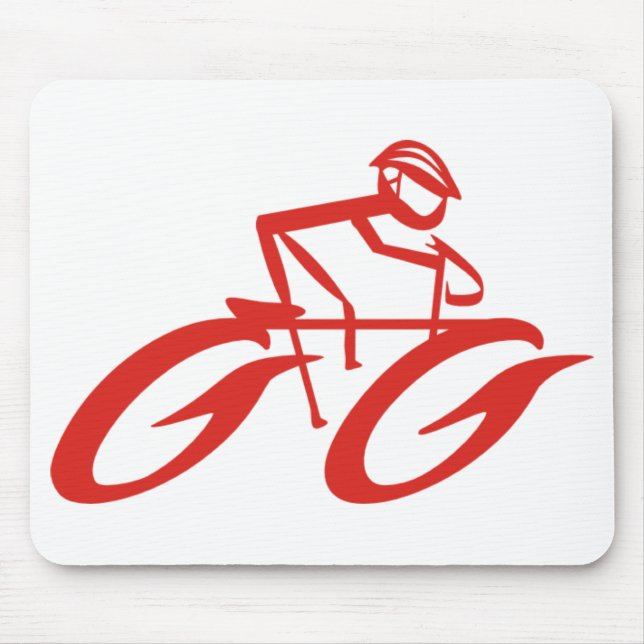 Mousepad Mouse esportivo abstrato (Frente)