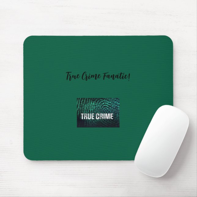 Mousepad Mouse Fanático por Crime Verdadeiro (Com mouse)