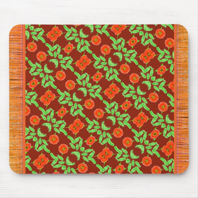 Mousepad Mouse Flor de Laranja Doce (Frente)
