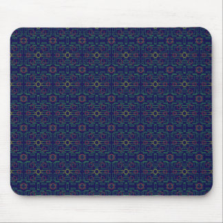 Mousepad Mouse Geométrico Azul Escuro