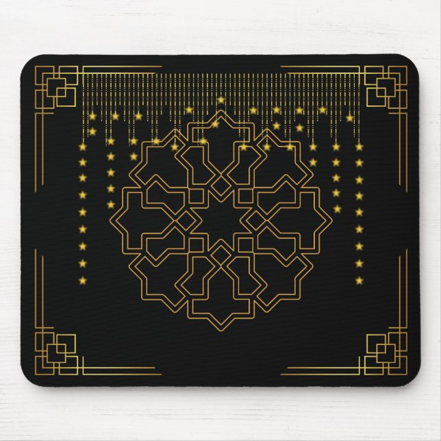 Mousepad Mouse Geométrico Star - Inspirado pelo Islã (Frente)
