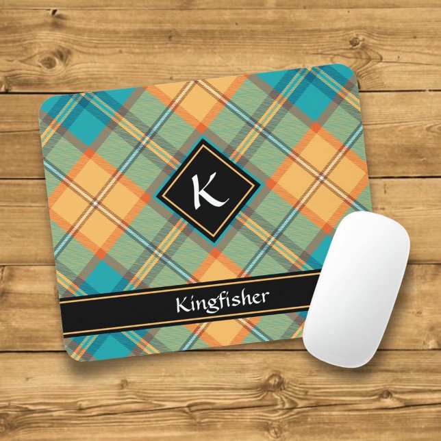 Mousepad Mouse Kingfisher Tartan (Criador carregado)