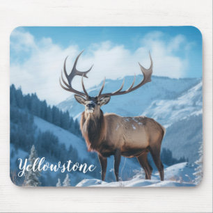 Mousepad Mouse Pad-Yellowstone Elk