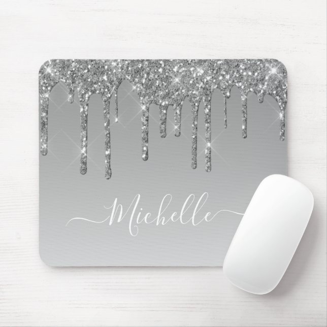 Mousepad mouse pd gota-a- gota prateada (Com mouse)